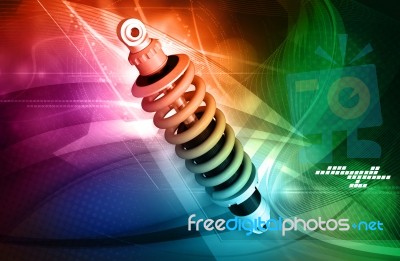 Shock Absorber Stock Image