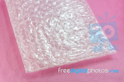 Shockproof Material - Air Bubble Sheet Stock Photo