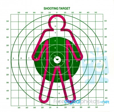 Shooting Target Stock Photo