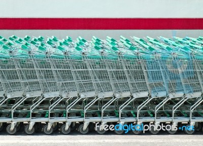 Shopping Carts Stock Photo