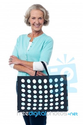 Shopping Gives Real Pleasure Stock Photo