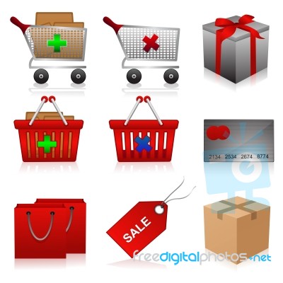 Shopping Icon Stock Image