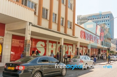 Shopping Mall In Windhoek, Namibia Stock Photo