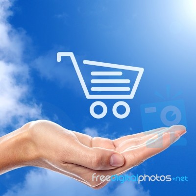 Shopping Time, Enjoy The Discounts! Stock Photo