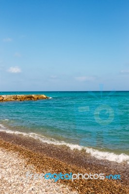 Shore Of The Beach Stock Photo