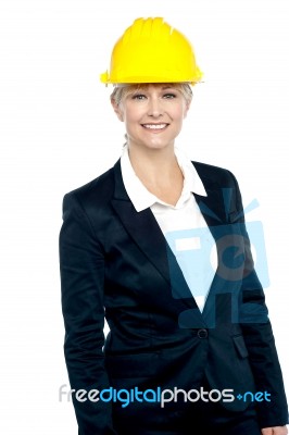 Shot Of A Confident Female Business Architect Stock Photo