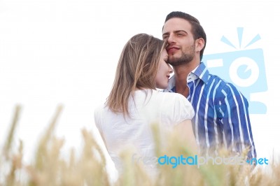 Shot Of A Young Couple In Love Stock Photo