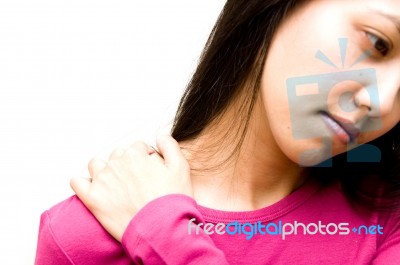 Shoulder Pain Stock Photo