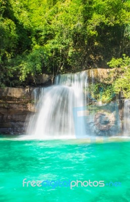 Si Dit Waterfall, Phetchabun, Thailand Stock Photo