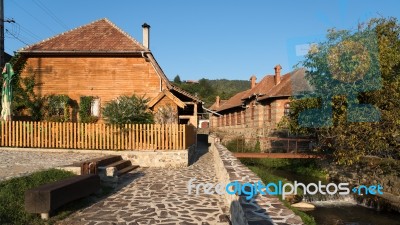 Sibiel, Transylvania/romania - September 17 : Morning Sunlight O… Stock Photo