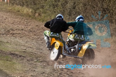 Sidecar Motocross At The Goodwood Revival Stock Photo