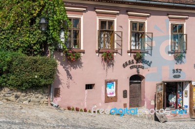 Sighisoara, Transylvania/romania - September 17 : View Of A Shop… Stock Photo