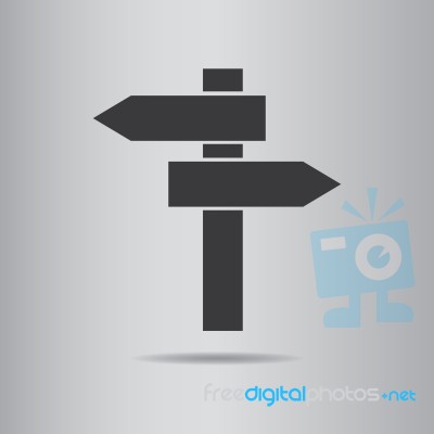 Signposts  Illustration Stock Image