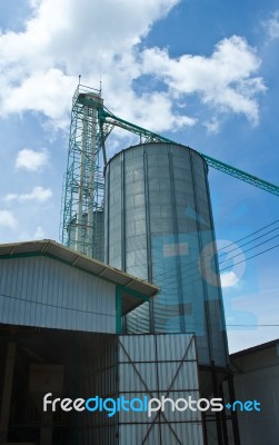 Silo In Thailand Stock Photo