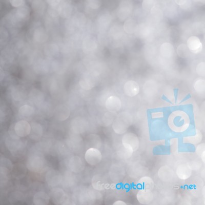 Silver Christmas Background Stock Photo