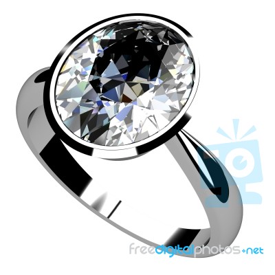 Silver Ring Stock Image