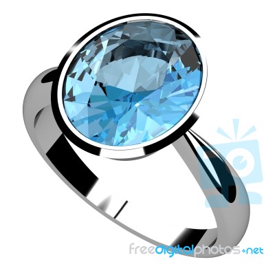 Silver Ring Stock Image