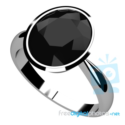 Silver Ring Stock Image