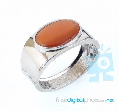 Silver Ring Stock Photo