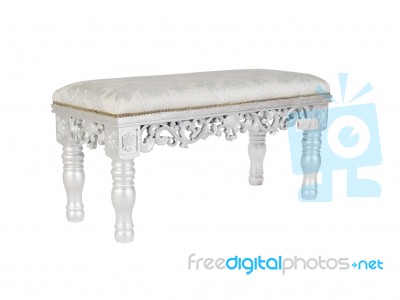 Silver Sofa Stock Photo