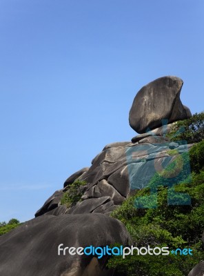 Similan Islands In Southern Thailand Stock Photo