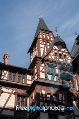 Sinaia, Wallachia/romania - September 21 : Exterior View Of Pele… Stock Photo