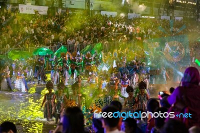 Singapore - February 3 : Chingay Festival 2012 In Singapore On F… Stock Photo