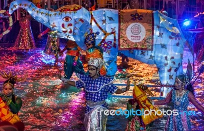 Singapore - February 3 : Chingay Festival 2012 In Singapore On F… Stock Photo