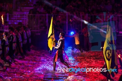 Singapore - February 3 : Chingay Festival 2012 In Singapore On F… Stock Photo