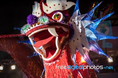 Singapore - February 3 : Chingay Festival 2012 In Singapore On F… Stock Photo