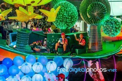 Singapore - February 3 : Chingay Festival 2012 In Singapore On F… Stock Photo