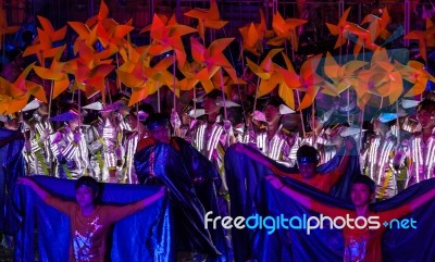 Singapore - February 3 : Chingay Festival 2012 In Singapore On F… Stock Photo