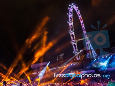 Singapore - February 3 : Chingay Festival 2012 In Singapore On F… Stock Photo