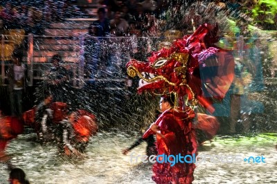 Singapore - February 3 : Chingay Festival 2012 In Singapore On F… Stock Photo