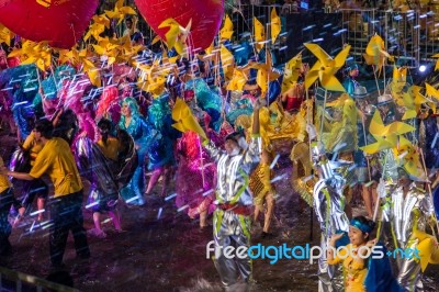 Singapore - February 3 : Chingay Festival 2012 In Singapore On F… Stock Photo