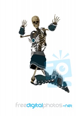 Skeleton Warrior Stock Image