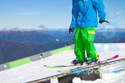 Skier Stock Photo