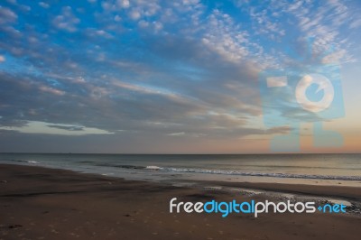 Sky Background On Sunrise. Nature Composition Stock Photo