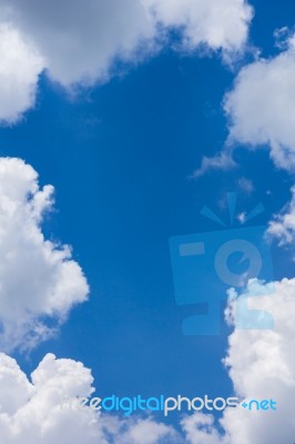 Sky Cloud Frame Stock Photo