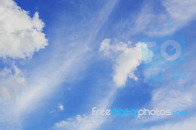 Sky In The Daytime Stock Photo