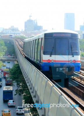 Sky Train Stock Photo