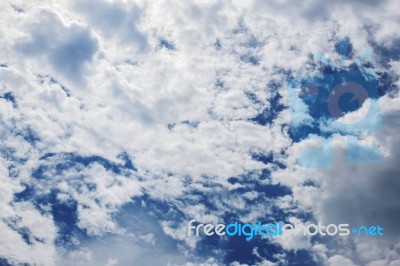 Sky With Beautiful Colors Stock Photo