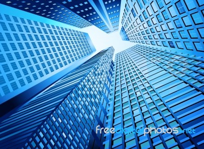 Skyscraper Office Building Stock Image