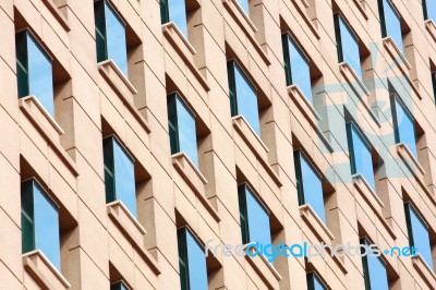 Skyscraper With Mirror Window Stock Photo