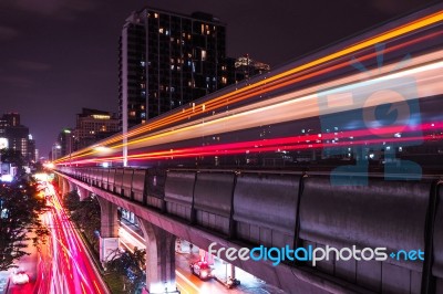 Skytrain Light Stock Photo