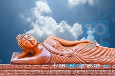 Sleeping Buddha Stock Photo