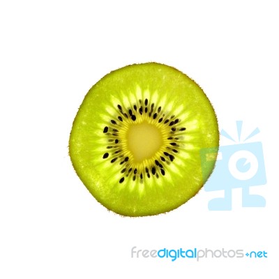 Sliced Kiwi Stock Photo