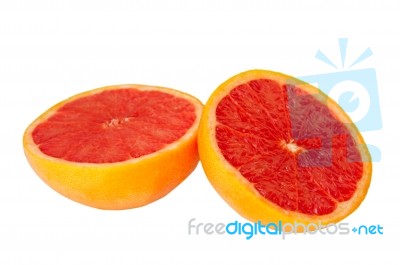 Sliced Orange Stock Photo