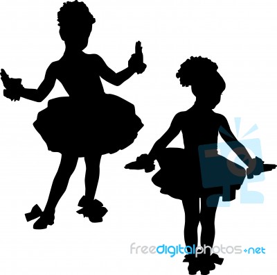 Small Ballerinas Stock Image