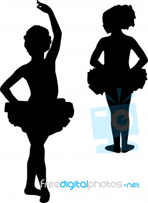 Small Ballerinas Stock Image